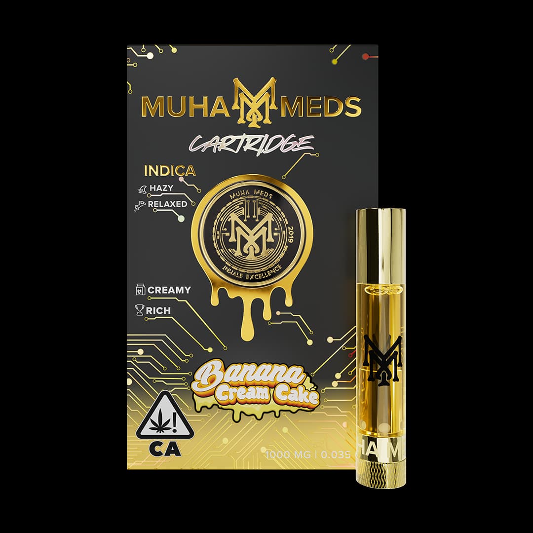 Banana Cream Cake — Indica Cartridges hemp-derived THC product by Puff Puff Depot