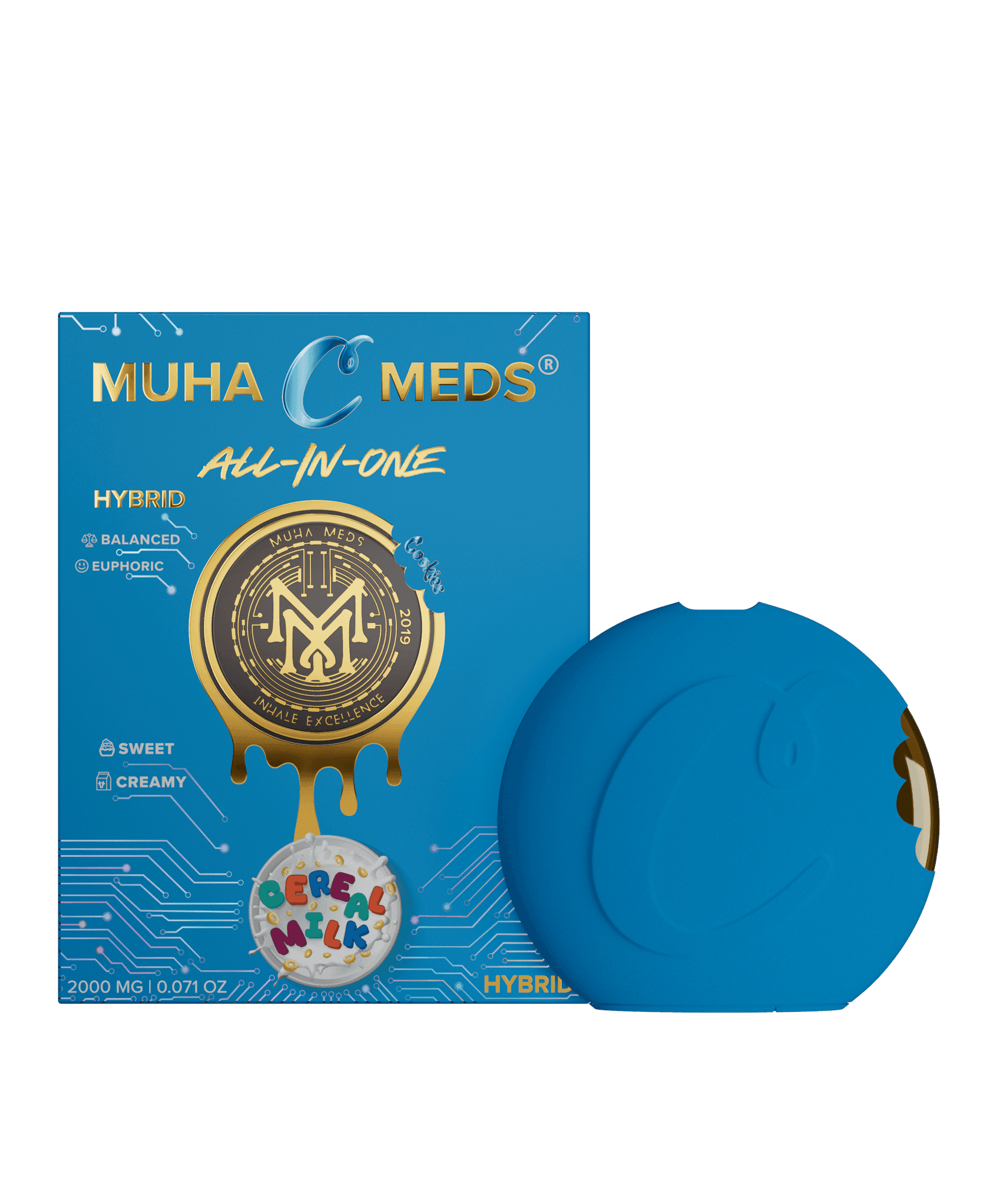 Cereal Milk 2g (Cookies) — Hybrid Disposables hemp-derived THC product by Puff Puff Depot