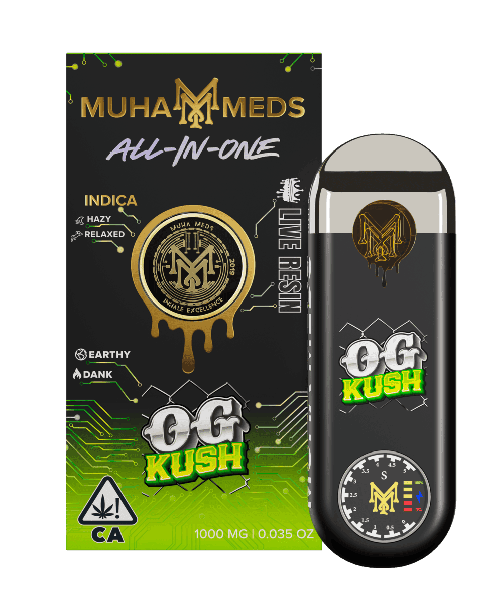 OG Kush 1g — Indica Disposables hemp-derived THC product by Puff Puff Depot