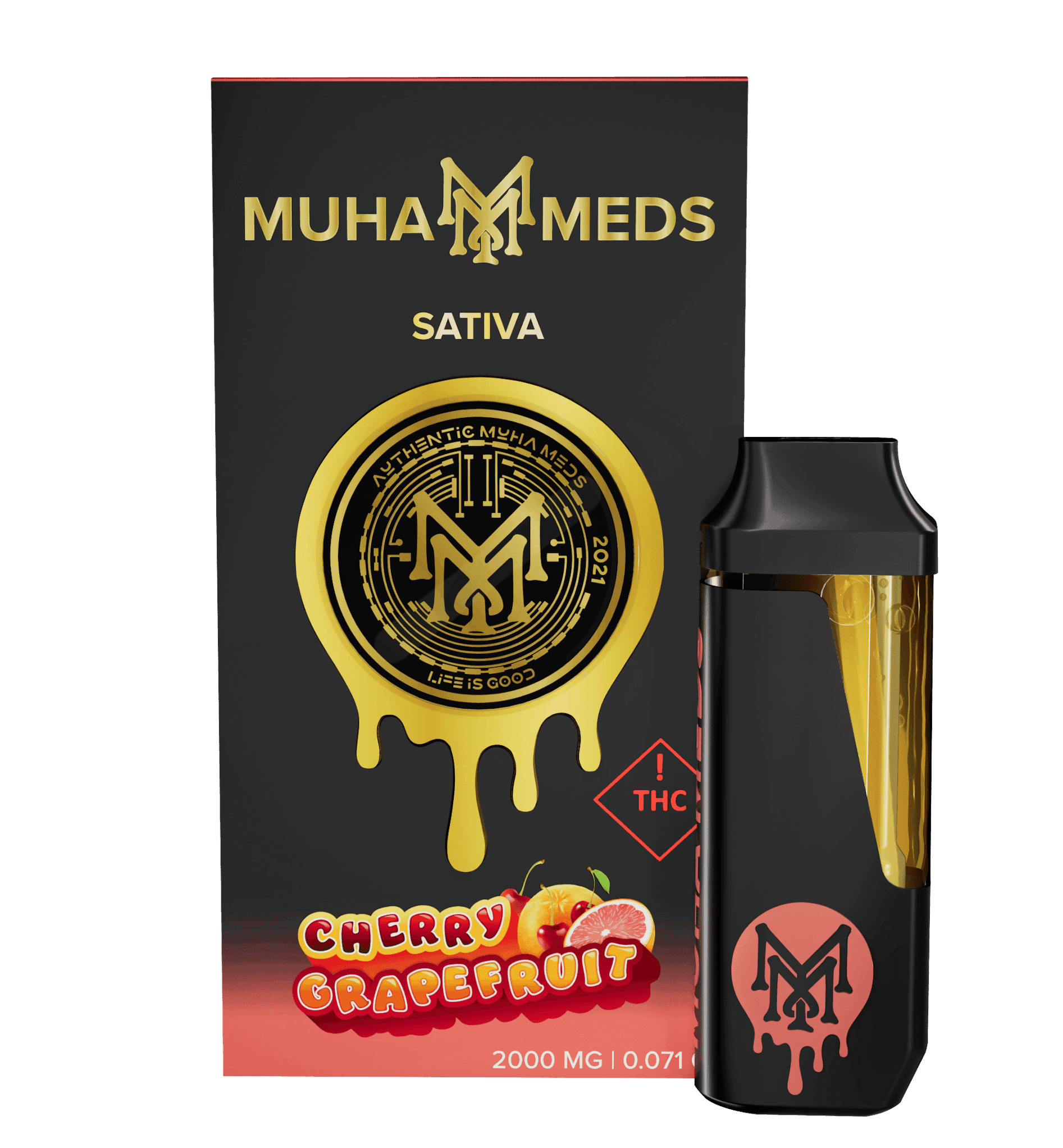Cherry Grapefruit 2g — Sativa Disposables hemp-derived THC product by Puff Puff Depot