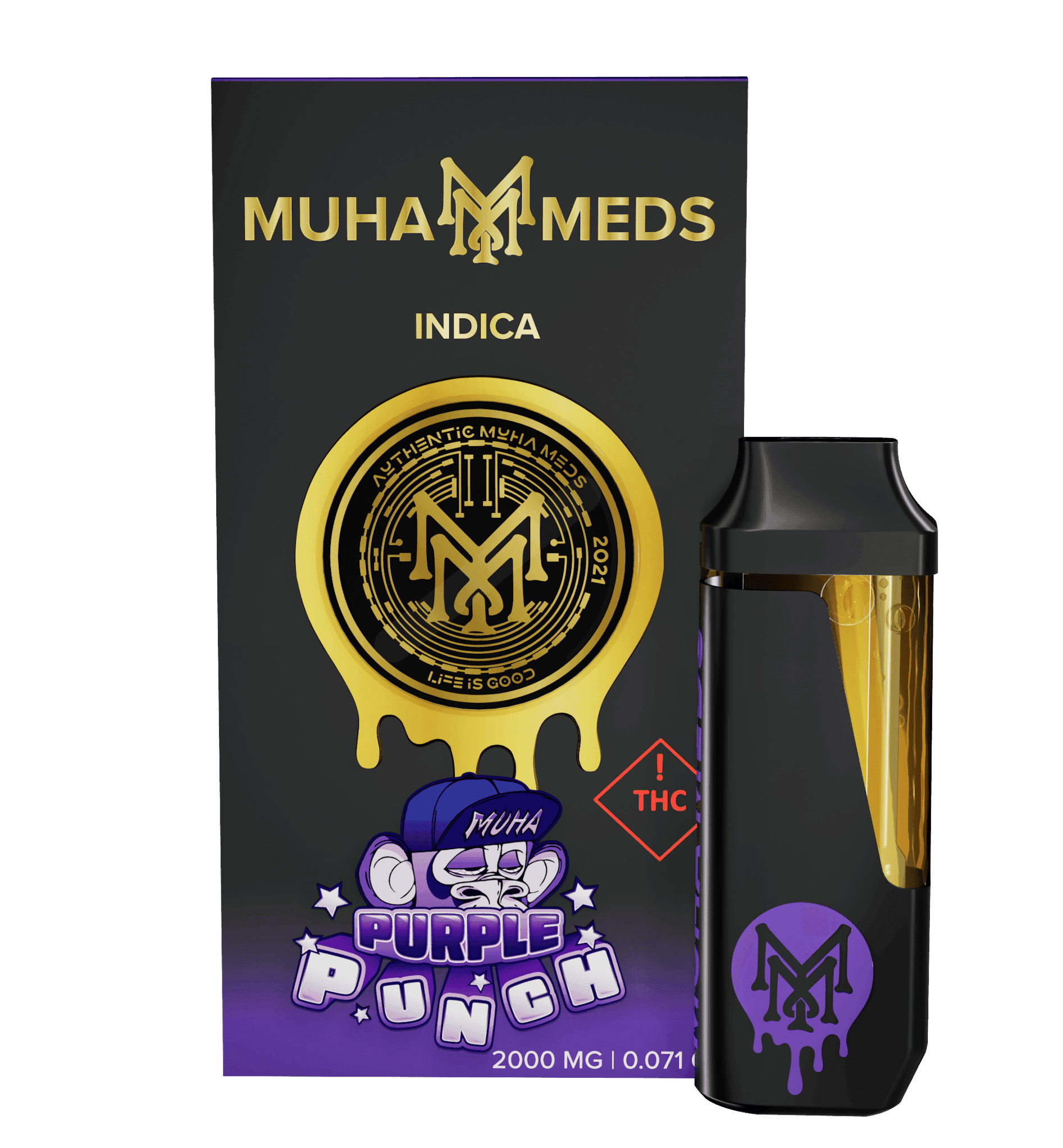Purple Punch 2g — Indica Disposables hemp-derived THC product by Puff Puff Depot