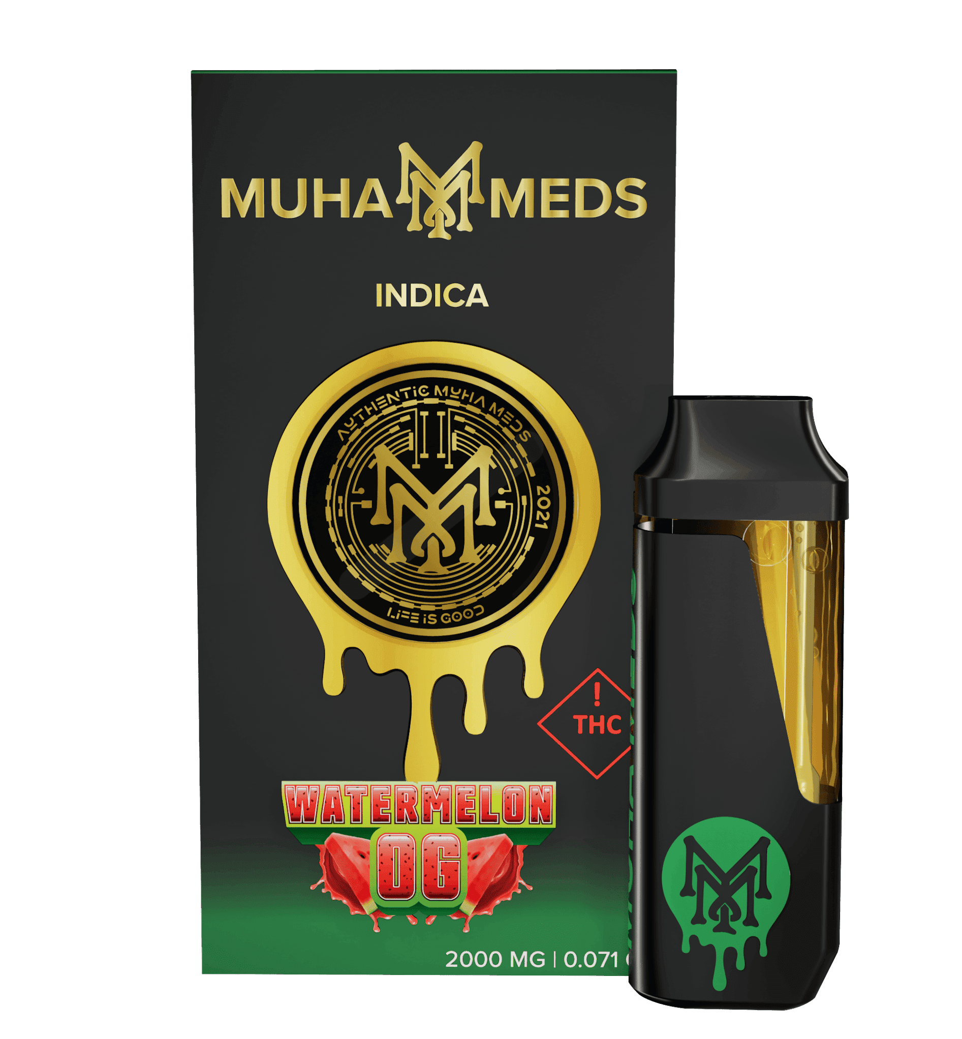 Watermelon OG 2g — Indica Disposables hemp-derived THC product by Puff Puff Depot