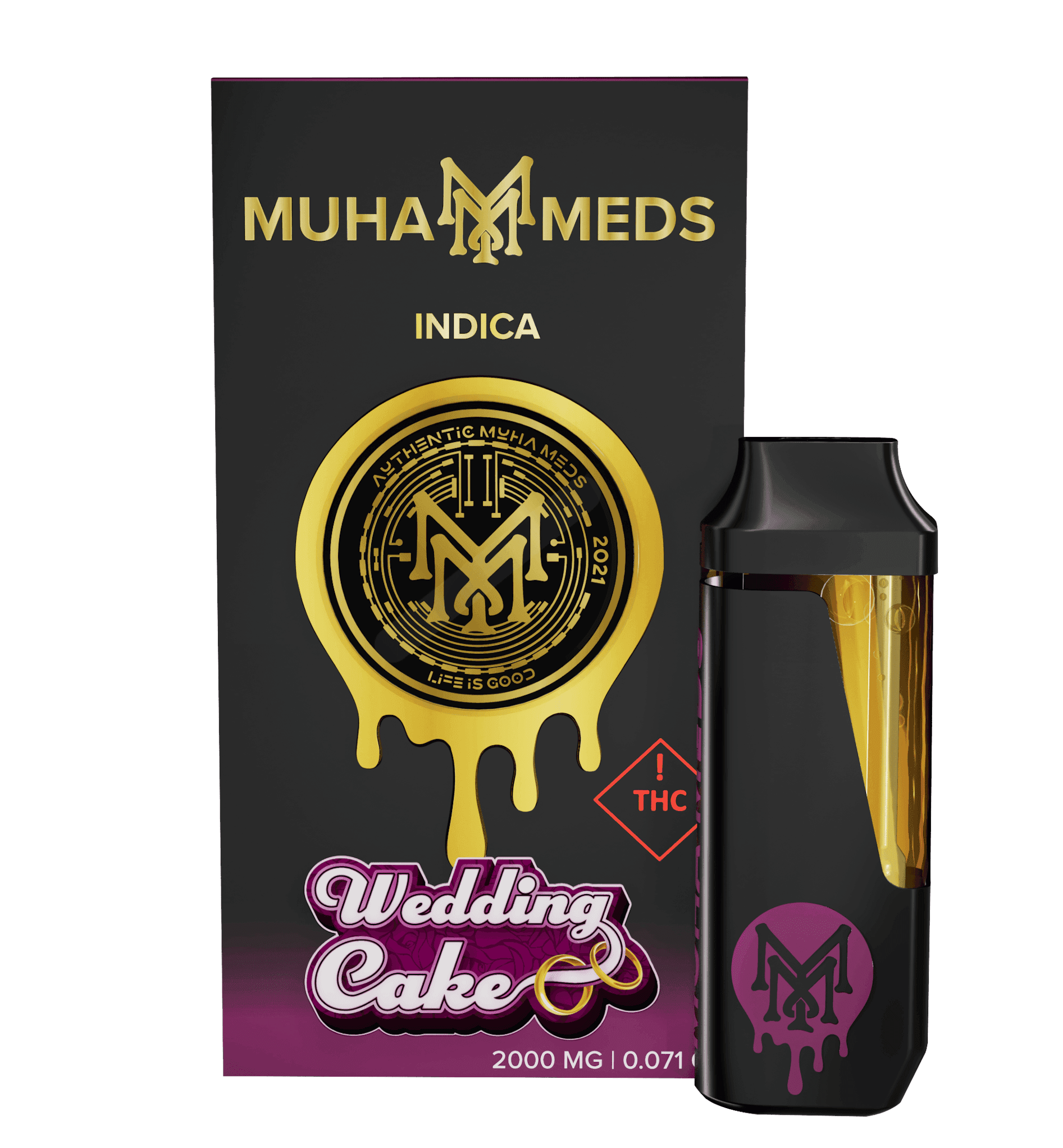 Wedding Cake 2g — Indica Disposables hemp-derived THC product by Puff Puff Depot