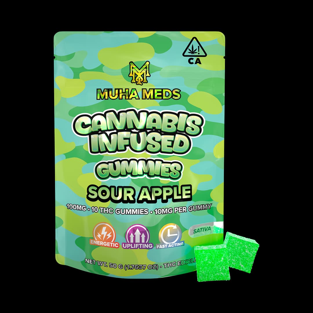 Sour Apple — Sativa Gummies hemp-derived THC product by Puff Puff Depot