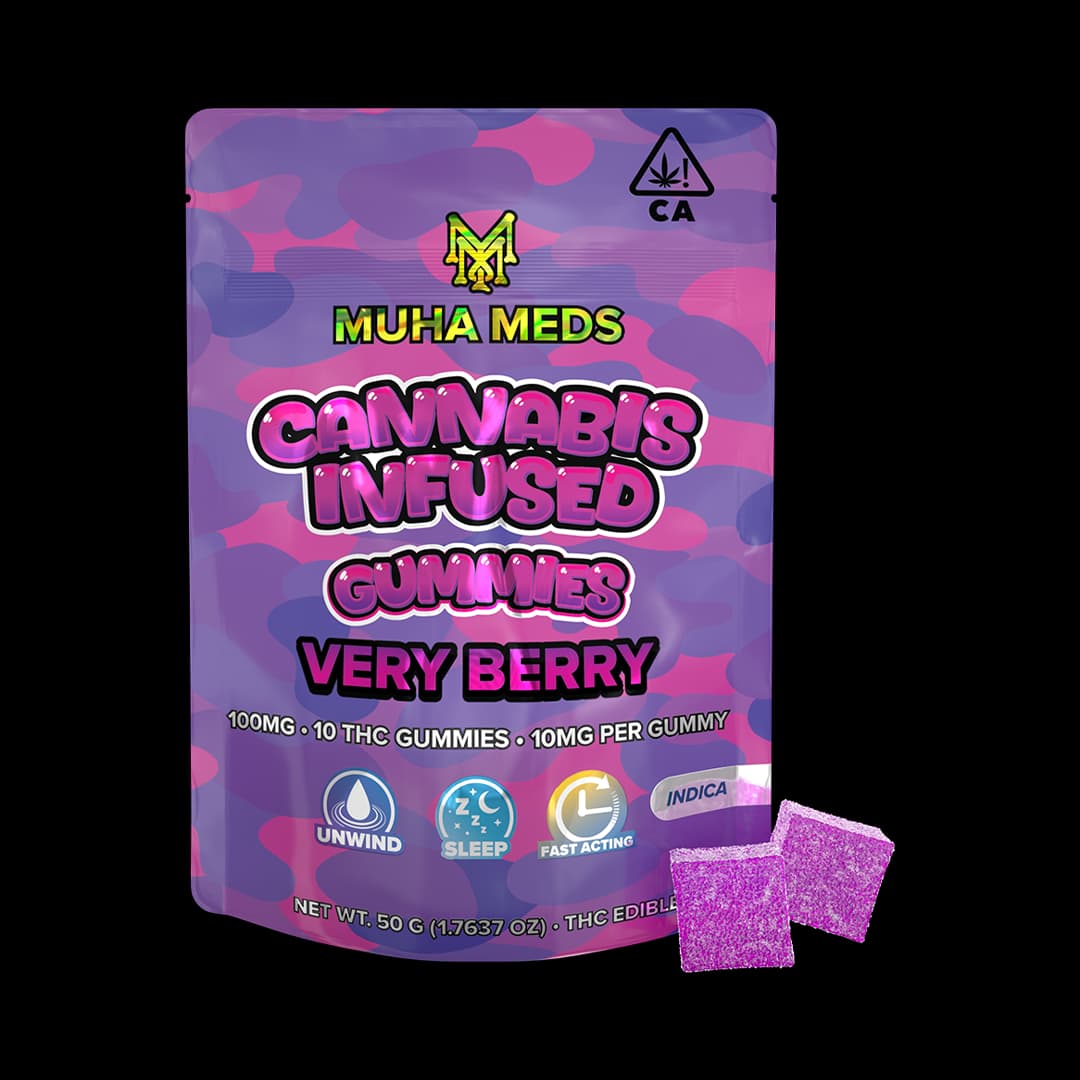 Very Berry — Indica Gummies hemp-derived THC product by Puff Puff Depot